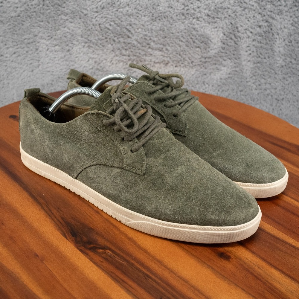 Clae Ellington Aloe Green Mens Size 11.5 Premium Casual Sneakers